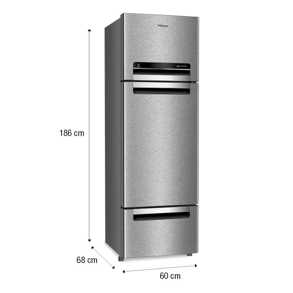 Whirlpool Protton 300L Frost-Free Three-Door Refrigerator - Image 3