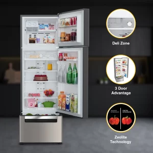 Whirlpool Protton 300L Frost-Free Three-Door Refrigerator