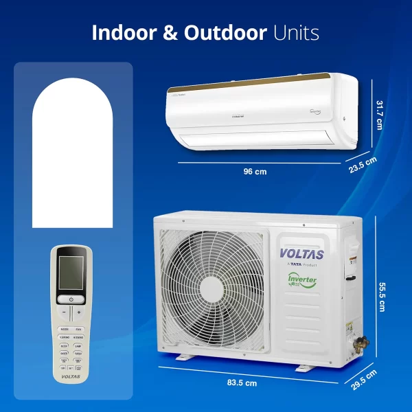Voltas SmartAir Inverter AC 1.5 Ton 5 Star with IoT. - Image 3